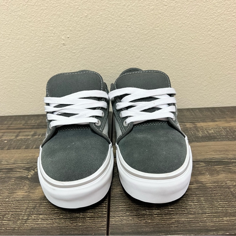 Vans Charcoal and White Skate Shoes